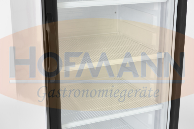 Kühlschrank, Schwarz, 1 Glastür, 600x590x1900