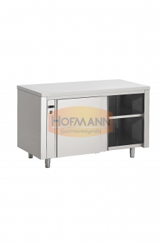 Warmhalteschrank, 2 Schiebetüren, Temperatur einstellbar: +30/+80 °C, 230 V 1 Ph 2 kW, 1200x700x850