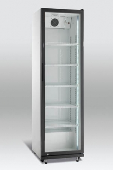 Getränke Kühlschrank, schwarz, 1 Glastür,394 Lt., 578x605x1990