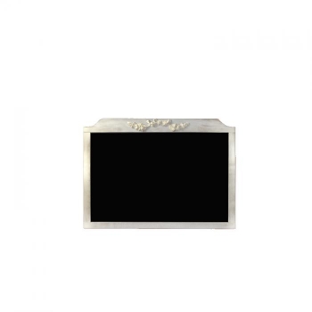 Horizontale Hängetafel - in weiß mit Dekorahmen, 51,5x60