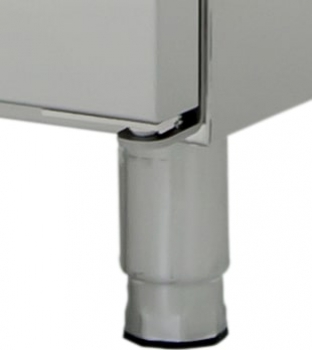 Edelstahl-Kühlschrank mit Monoblock-System, 1 Tür, 690x840x2100