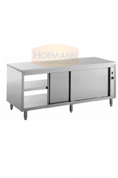 Wärmeschrank Durchreiche, 1 Regal, 2 Türen, 1200x600x850