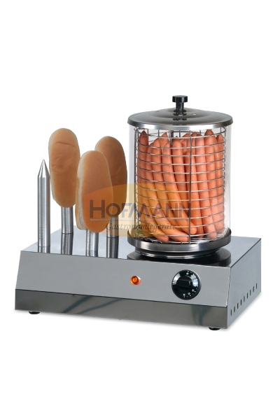 HOT DOG Gerät, 230 V / 1 Ph / 1 kW, 400x260x420