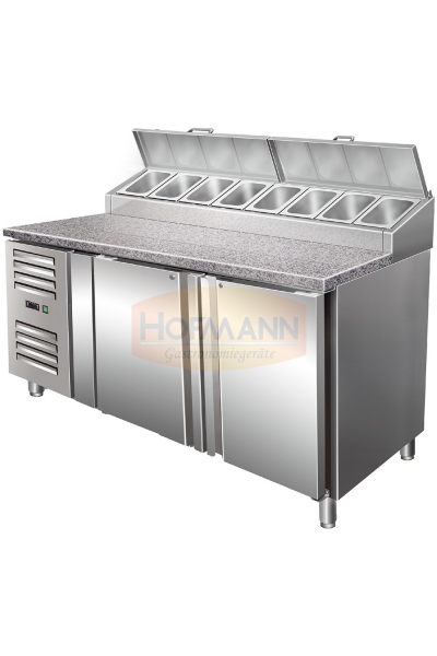 Pizzatisch, 8x 1/3 GN, 1500x850x1080mm