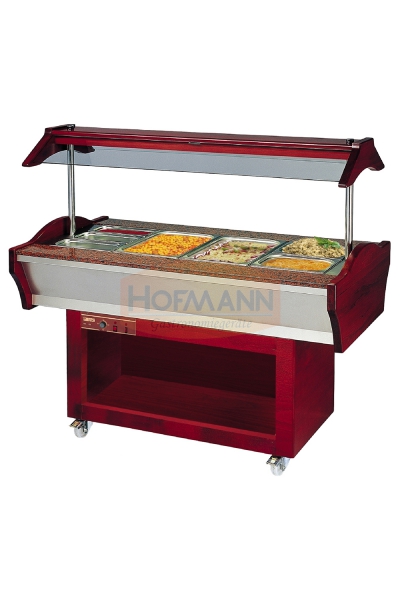 Buffet-Insel, beheizt, 230 V / 1 Ph / 2 x 1,5 kW, 1550x900x850 /1350