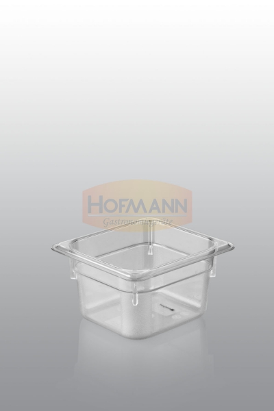 Gastronormbehälter Polycarbonat 1/6 GN 100 mm tief -40 °C bis +99 °C