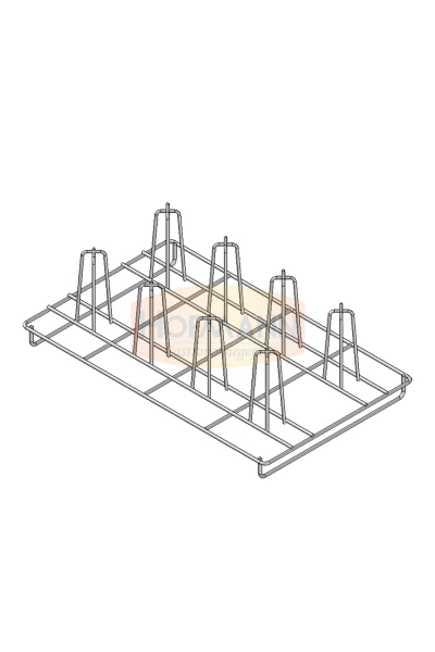 Hähnchen-Rost 1/1 GN, 530x325x20