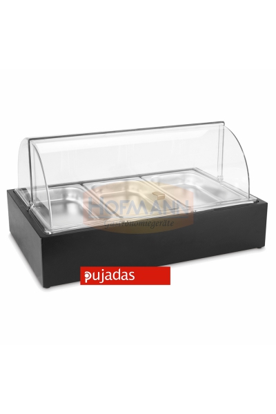 Buffet-Vitrine, 3x 1/3 GN, 570x370x310