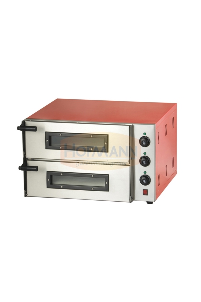 Pizzaofen doppelt, 2x1 Pizza, 230 V, 685x675x430