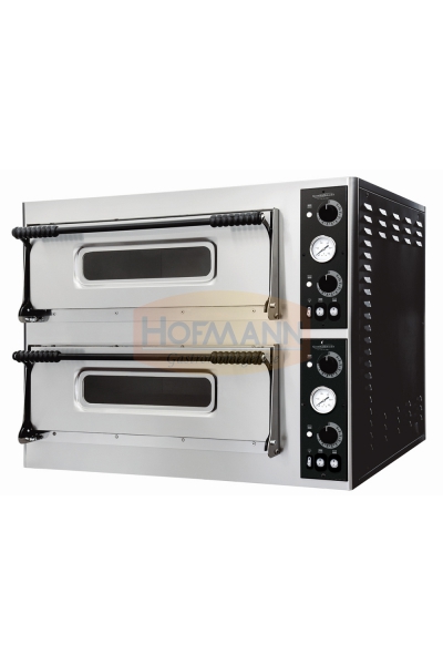 Pizzaofen, doppelt, 2x6 Pizzen, 400V, 980x1220x750