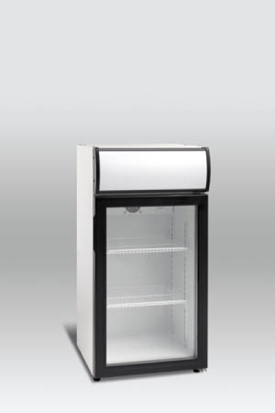 Kühlschrank, Glastür Mini, 80 Ltr., 460x460x950